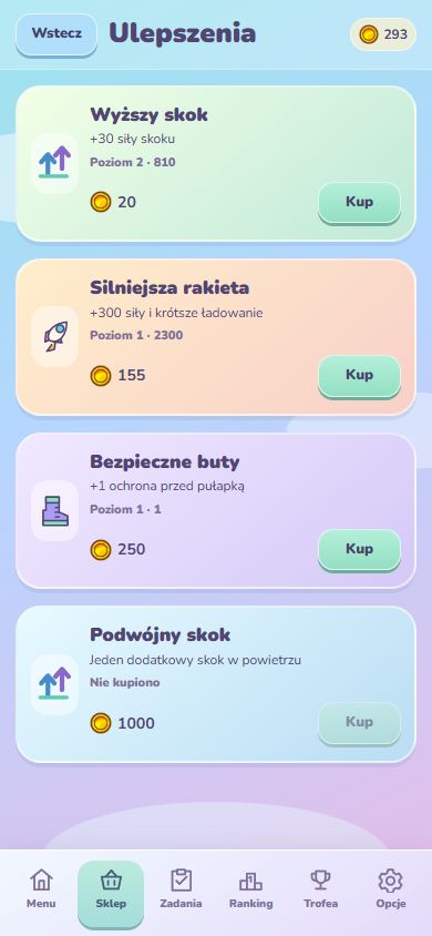 Upgrades for your next run